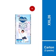 [Carton of 3] MamyPoko Air Fit Marshmallow Pants Super Premium Baby Diapers [BOY] XXL26 (C)