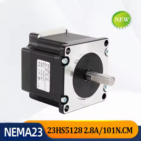 hanbuild 57 stepper motor 23HS5128 57x51mm 2.8A 101N.m D = 8mm 6.35mm For cnc 3D Printer Monitor Equ