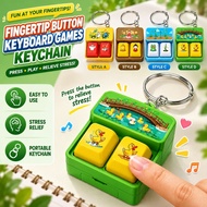 Stress Relief Keychain, DIY Keyboard Keys Button Keyboard Keychain Relief Stress Mechanical Keyboard