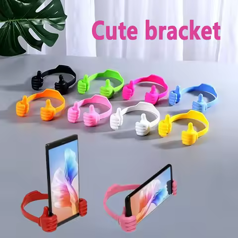 1/2PCS Adorable Thumbs-Up Mobile Phone Holder Stand Universal Lazy Bracket Support Portable Tablet H