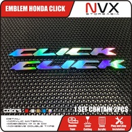 VARIO CLICK EMBLEM 2PC PAIR 3D HONDA CLICK LOGO VARIO CLICK 3D RAISED VARIO CLICK EMBLEM 3D RAISED L