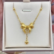 Fashion Clavicle Chain Necklace Simple Gold Color 999 Nine Escaping Female Fengxiang Bag Silver Fema