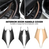 JaneDream 1Pc Car Interior Door Handle Pull Protective Cover ABS Left Right For BMW 3 4 Series F30 F35 GT320li 2013 - 2019