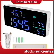 Decibel Meter Wall Hanging Sound Level Meter 30-130DB Range 8.6 Inch Large LED Display Noise Time Te