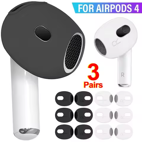Silicone Eartips For Apple AirPods 4 Replacement Ultra Thin Rubber Earbuds Ear Tips For Airpod 4 Ant