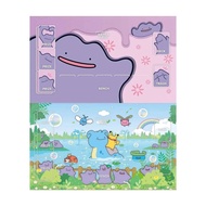 Diy New Cartoon Ptcg Ditto Cute Q Version Card Battle Mat Ptcg Ditto Single Player Board Game Card B