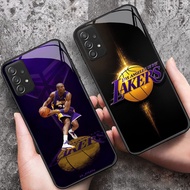YS-65 Lakers Basketball HD Glass Casing for Samsung A52 A13 A33 A32 A72 A23 A53 A73 A52S A26 A56 A16