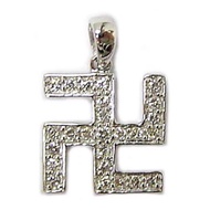 Poh Heng Jewellery 18K White Gold Diamond Pendant