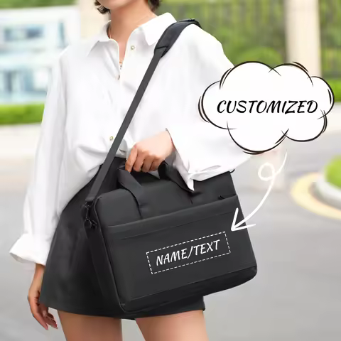 High-end logo custom laptop bag portable commuter suitable for Apple macbookair13 Lenovo Dell 15.6-i