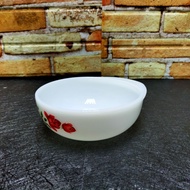 Vintage JAJ Pyrex June Rose Jockey Cap Cereal Bowl