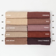 Bella Square Polycotton 110 X 110 Premium Neci Sewing 78 Colors Square Hijab