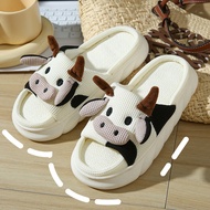 Cartoon Pattern Linen Sandals Slippers-Men Women Cotton Linen Slippers