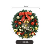 【60cm】聖誕節裝飾花環 耶誕節裝飾擺件 場景佈置品