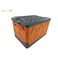 55 liter collapsible storage box, size 50cm x 3.5cm x 31cm - premium Macsim brand car trunk storage 