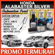 (100% Original) Honda Alabaster Silver Metallic Cat Oles Penghilang Baret Mobil Silver Metalik Abu A