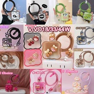 5IN1 Set VIVO 33W Charger Protector Set for 18W 44W Type C Fast Quick Charger Cover for  V20 v27 Y76