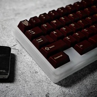 PYGA Red R2 Translucence 112 Keys Keycaps Cherry Profile DOUBLE SHOT Keycap For MX Switch Mechanical