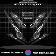 TRANSPARENT STICKER MIO SOUL GT 125 STRIPPING/ SOUL GT 125 VIRAL SOUL GT125 VARIATION/ MUIZZSTORES1/
