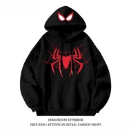 M-3XL 【M-8XL】Spider Man Velvet Hoodie ️ Korean Oversized ️ Autumn Couple Sweatshirt