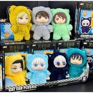 GANTUNGAN [100%Original] EAKI x Jujutsu Kaisen Cat Ear Plushie Series Bag Hanger Wanita