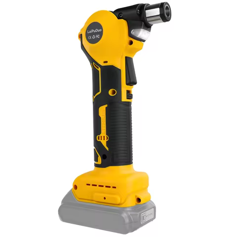 Cordless Palm Nailer 20000RPM 0-90° Adjustable Electric Auto Hammer with Magnetic Head for Dewalt 20
