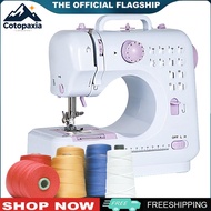 [Cotopaxi] Small Home Sewing Machine with Locked Edges Small Electric Sewing Machines 2 Speed 12 Bui