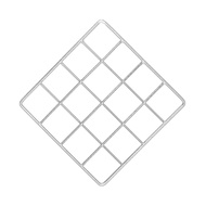 【Enthralling】 20cm Square Hanging Photo Frame Metal Wall Mesh Grid Bedroom Multi-Frame Photos Storag