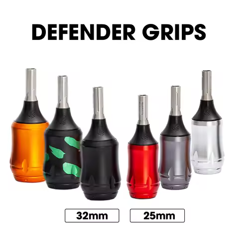 DEFENDER Adjustable D Click System Cartridge Grip Type 2 Needle Bars for Cartridge Tattoo Needle & M