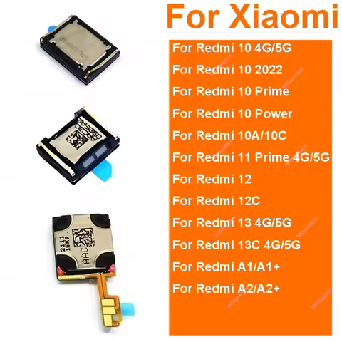 Built-in Earphone Earpiece Top Ear Speaker For Xiaomi Redmi 10 2022 10A 10C 11 12C 13C Pro Prime Pow