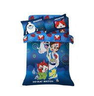 *年尾清倉特價+包順豐* 妖怪手錶 正版 雙人 4呎 床品 四件套 絕版 景太