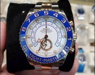 『已交流』👏勞力士 116681 大遊艇 ROLEX 永恆18K玫瑰金 Yacht-Master II 遊艇名仕II型 帆船倒數計時  陶瓷框