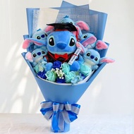 🩵 史迪仔 公仔花束（畢業花束、情人節 男/女朋友生日禮品、小朋友禮物 ）