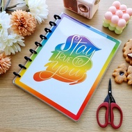 Classic Notebook - Rainbow (Dotted Line)