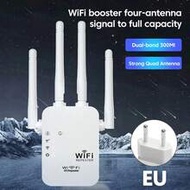 WiFi Signal Booster Router Extender, Signal Amplifier For Long Distance, With Ethernet Port, Dual Ne
