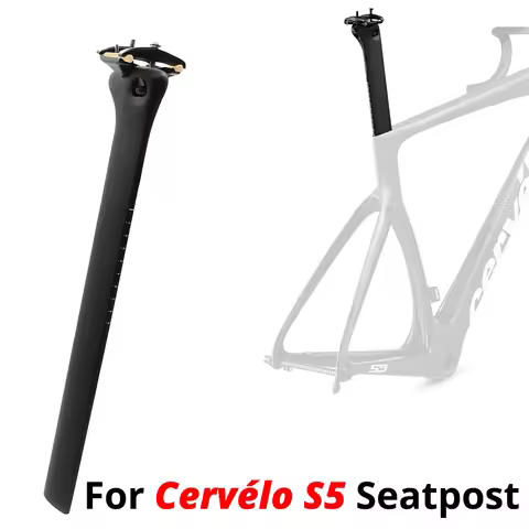 No Logo For Cervelo S5 0°- Offset Full Carbon Seatpost-Fit Chinese S5 Frame SP20 for S5
