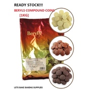 Beryls Chocolate Compound Coin/Dark Coin/White Coin/Milk Coin.Baking chocolate