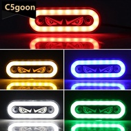 C5GOON 1PC LED Side Marker Light Truck Clearance Lamp Tail Devil's Eyes Light Trailer Tractor Lorry 