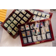 Khay gỗ trưng bày zippo - mặt kính - đựng 18 zippo