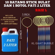 Stick (10 Batang) /Pati 2 liter /Set Stick dan Pati Giant Bubble