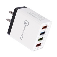 {Ready}4 Ports USB Color Wall Charger Fast Charging Travel Charger US Plug Adapter
