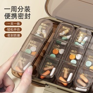 Reminder Sub-Box Seven-Day Device One Week Medicine Mini Medicine Portable Medicine Box Portable Sub