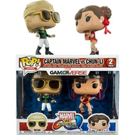 Funko Pop Games Marvel vs Capcom Captain Marvel vs Chun Li 2PK IE