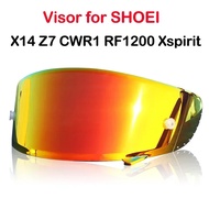 กระบังหน้าหมวกนิรภัยสำหรับ SHOEI X-14 X14 Z-7 Z7 CWR-1 CWR1 NXR RF-1200 RF1200 X-Spirit III XSpirit 