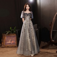 Korean Summer Formal Dress For Wedding Gown Occasion Elegant Classy Maxi Long Dress Attire Plus Size Dress For Women Chubby Ninang Wedding Dress For Civil Sponsors Outfit Adult