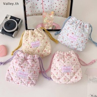 [Valley] Cute Quilted Cotton Camera Pouch for CCD, Shockproof Dustproof TH