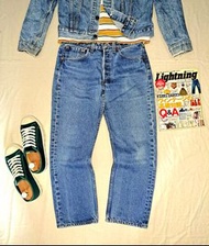 Levis 501-0000 original 1990s denim color fade Jeans  實腰31"  🇺🇸美國製