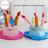 Trillionca Dog Hat Pet Dog Cat Hat Birthday Cake Cap Pet Birthday Party Costume Accessories Cartoon 