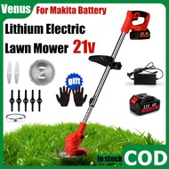 COD Mesin Rumput 1298VF Bateri Lawn Mower Cordless Grass Cutter Electric Grass Trimmer Rechargeable 