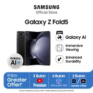 Samsung Galaxy Z Fold5 5G Smartphone lipat 12GB RAM 256GB l Handphone AI |Android dual sim lFree Youtube Premium 4 bulan