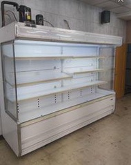 2手 8尺開放櫃/開放冰箱/蔬菓櫃/蔬菜水果冷飲各式食材展示冷藏冰箱